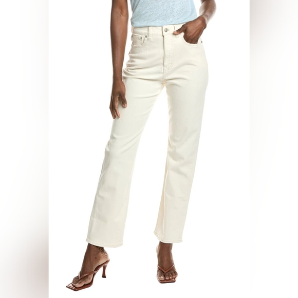 Madewell Denim - NWT Madewell The 90s Straight Jeans in Vintage Canvas (White / Cream), Size 29